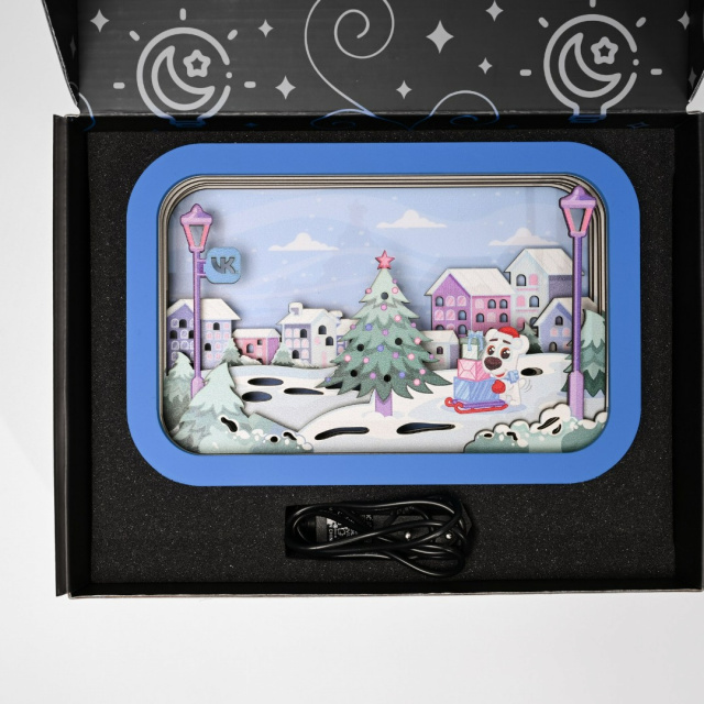 Объемные деревянные 3D ночники VK