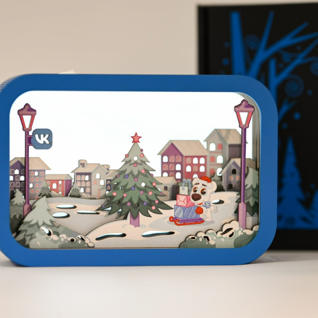 Объемные деревянные 3D ночники VK